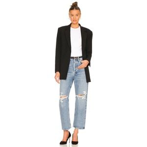 AGOLDE 90's Crop Jean in Suspend Size 25 Baggy Slouchy Light Blue Wash Relaxed